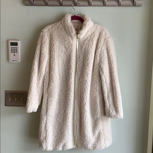 Faux fur jacket.